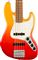 Fender Player Plus Jazz Bass V 5 String Pau Ferro Tequila Sunrise with Bag Front View